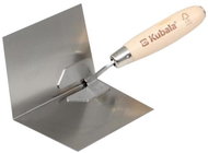 Lžíce nerez rohová vnitřní, 97 x 140 mm, dřevěná rukojeť - Zednická lžíce