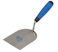 Lžíce nerez vymazávací, 80 mm, tl. 1,2 mm, gumová rukojeť MČ - Zednická lžíce