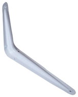 Steel bracket, 100 x 75 mm, white - Console