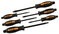 Set of impact screwdrivers, 6 pcs, CrV - Screwdriver Set