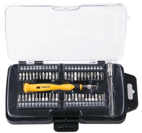 Fine bits 50 pcs with adapter set - Bit Set - Main image
