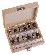 Frézy tvarové do dřeva, SET, 12 ks - Set of Cutters