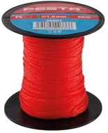 Construction twine, braided, 50 m, 1 mm, red - String