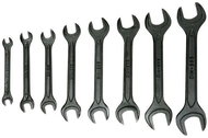 Open end wrenches, 6 - 22 mm, 8 pcs double-sided - Flat Wrench Set