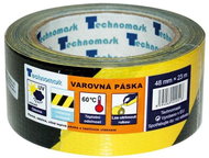 Páska výstražná samolepící PVC, 48 mm x 22 m, černo-žlutá - Duct Tape