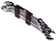 Open end wrenches 6 pcs, 6 - 17 mm - Flat Wrench Set