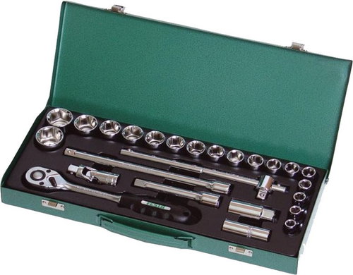 Shank set PROFI, 25 pcs, 1/2", CrV, FESTA - Socket Wrench Set - Main image