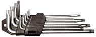 SET torx 1,5 - 10 mm, 9 pcs, CrV long - Sada torx klíčů