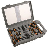 Allen screwdrivers T, SET, 9 pcs, CrV, FESTA - Screwdriver Set