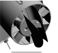 Plastic return flap for AV fan, 100 mm 0941 - Check Valve