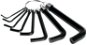 Hex Key Set Allen wrenches, SET, 2 - 10 mm, 8 pcs - Sada imbusů