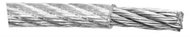 Galvanized steel wire rope in PVC, 3/ 4 mm x 100 m - Cable