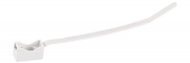 Páska vázací s úchytem, 160 x 7.5 mm, 10 ks, šedá - Cable Ties