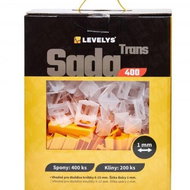 SET TRANS 400, spony 1 mm 400 ks + klínky 200 ks, LEVELYS - Tiling Tools
