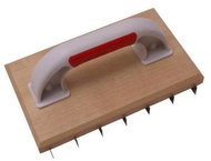 Plaster scraper, 230 x 145 mm, file overlap, wood, FESTA - Peeler