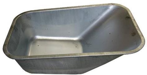 Spare body for wheels, 80 l, galvanized - Spare Part - Main image