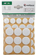 Set of felt pads, self-adhesive, white, 42 pcs - Adhesive Mount