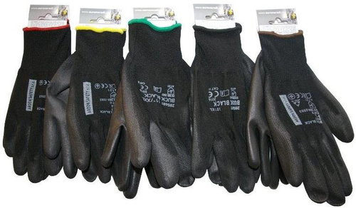 Work gloves BUCK, size 8, black - Work Gloves - Main image