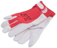 Mechanic gloves 9" cotton/leather - Work Gloves