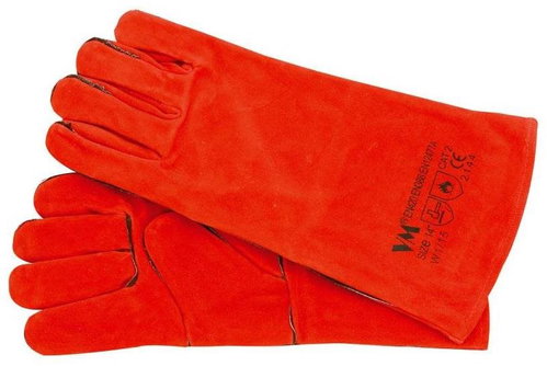 VM full leather welding gloves with lining W1/15, size 11 - Work Gloves - Main image