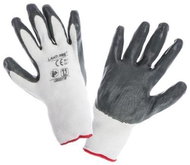 Gloves NITRIL, grey and white, size 11, LAHTI PRO - Work Gloves