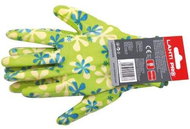 Gloves NITRIL, green, size 9, LAHTI PRO, head card - Work Gloves