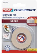 Mounting tape double-sided adhesive foam 55740, internal, 1.5 m x 19 mm - Double-sided tape
