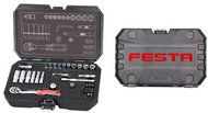 FESTA Gola set PROFI, 36 pcs, 1/4", plastic case, CrV - Socket Wrench Set