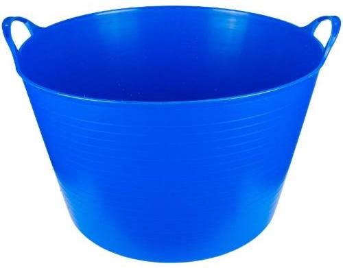 Nádoba plastová se 2 úchyty, 42 l, modrá, ENPRO - Basket - Main image