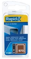 RAPID Black + Decker, 970/8 mm, blister – balenie 1120 ks - Spony do sponkovačky