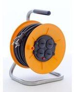 Kabel prodlužovací HOBBY PKB230Z, 25m / 230V, cívka, 4 zásuvky - Prodlužovací kabel