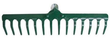 Metal rake, 14 teeth - Rake - Main image