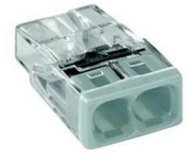 WAGO clamp 2273-202, 2-pole, white - Cable Connector