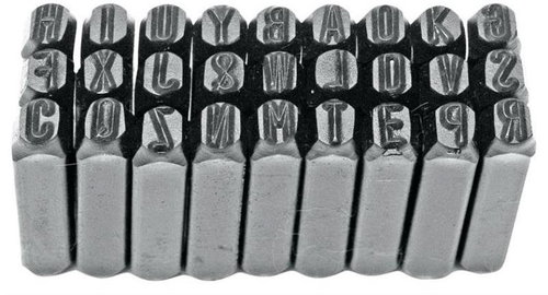 Raznice abeceda, 8 mm - Die - Main image