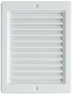 Ventilation Grille with Frame and Mesh VM, 150 x 200mm, White 0207 - Ventilation Grille