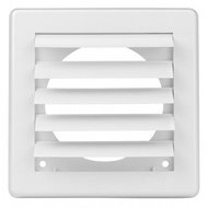 Mřížka větrací gravitační VM, 150 x 150 mm G/100 mm, bílá 0215 - Větrací mřížka