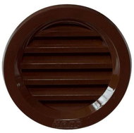 Round Ventilation Grille with Mesh VM, O 140mm, Brown 0404 - Ventilation Grille