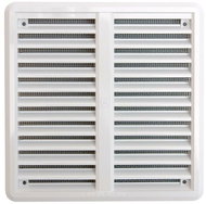 Ventilation Grille - Mesh Cover VM, 300 x 300mm KB, White 0301 - Ventilation Grille