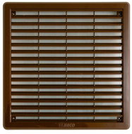 Ventilation Grille - Mesh Cover VM, 250 x 250mm KH, Brown 0304 - Ventilation Grille
