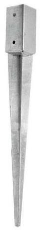 Anchor Foot with Spike, 121 x 121 x 900mm - Foot Anchor - Main image