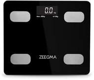 Zeegma GEWIT BLACK Personal Scale - Bathroom Scale