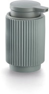 ZELLER Soap dispenser with stripes motif, sage 8 × 13,5 cm - Soap Dispenser