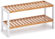 Zeller Shoe rack with 2 shelves, bamboo - Shoe Rack