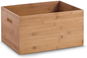 Zeller Dřevěný box 40 × 30 × 21 cm hnědý, bambus - Úložný box