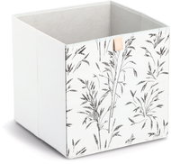 ZELLER Storage box for callax white with motif, textile 32 × 32 × 32 cm - Storage Box