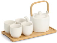 Zeller Japanese tea set TAVERO, stoneware, 6 pieces - Tea Set