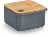 Zeller Food box with bamboo lid grey 1100 ml, 15,4 × 14,1 × 8,2 cm - Storage Jar