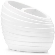 Zeller Toothbrush cup 8,9 × 6,5 cm, plastic, white - Toothbrush Holder Cup