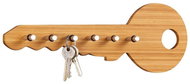 Zeller Key, 6 hooks, bamboo, 35 × 13 × 4 cm - Key Holder