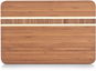 ZELLER Prkénko krájecí designové bambus dvoubarevné 30 × 20 × 1,6 cm - Prkénko